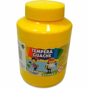 Tinta Guache Amarelo Ouro 500ml Acrilex