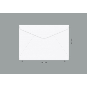 Envelope 11X16 S/Cep Branco 75 g  Scrity