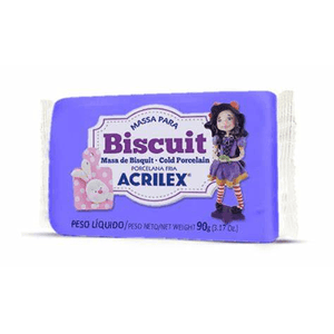 Massa Para Biscuit RF516 Violeta 90g Acrilex