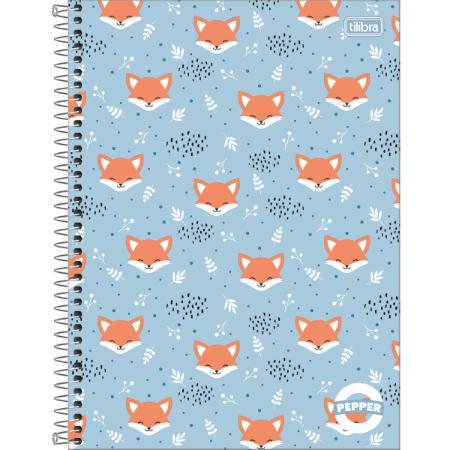 Caderno-Espiral-Capa-Dura-Pepper-10-Materias-160-Folhas-Feminino-Tilibra-1X1UN