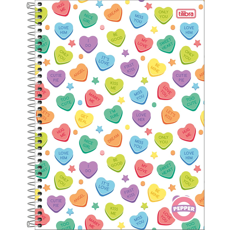 Caderno-Espiral-Capa-Dura-Pepper-10-Materias-160-Folhas-Feminino-Tilibra-1X1UN