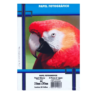 Papel Foto A4 135 g  50 Folhas - Masterprint