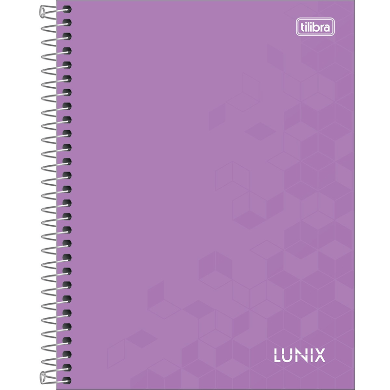 Caderno-Colegial-Capa-Dura-Lunix-10-Materias-160-Folhas-Tilibra-1X1UN