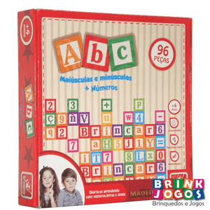 Brinquedo Educativo Abc Maiúsculas e Minúsculas 8108 - Bc