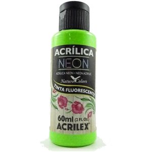 Tinta Acrílica Neon 60ml Verde Acrilex