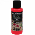 Tinta-Acrilica-Neon-60ml-Vermelha-Acrilex-1X1UN