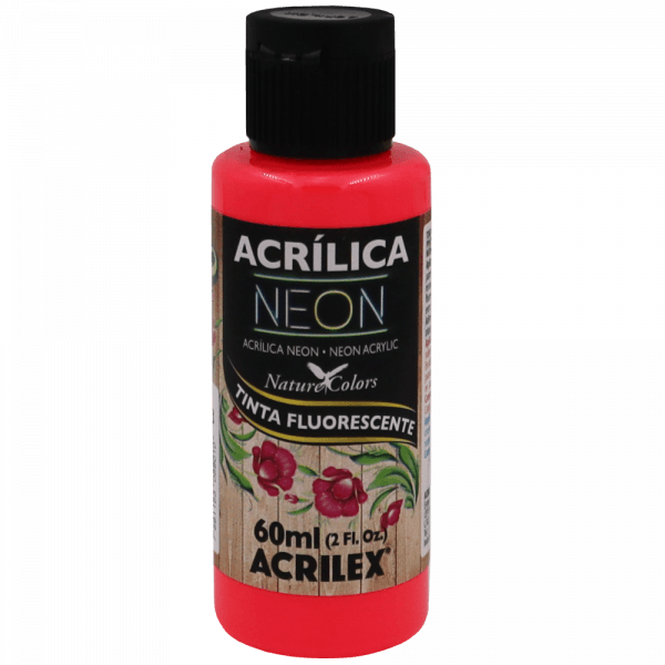 Tinta-Acrilica-Neon-60ml-Vermelha-Acrilex-1X1UN