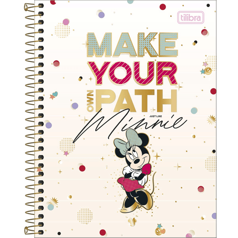 Caderno-Colegial-Capa-Dura-Minnie-10-Materias-160-Folhas-Tilibra-1X1UN