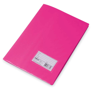 Pasta Catálogo Ofício PP 10 Envelopes Rosa Polibras