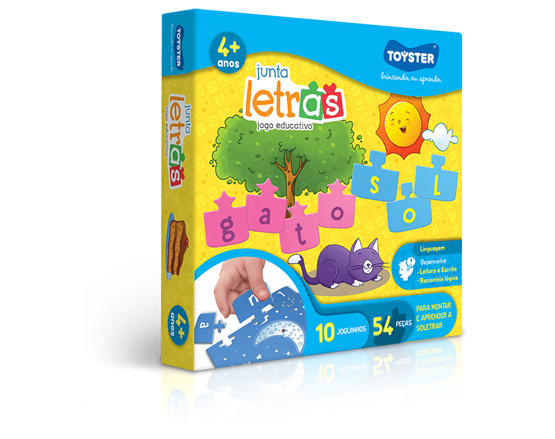 Jogo Educativo Junta Letras Toyster