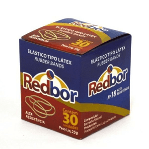 ELASTICO REDBOR LATEX 25G C/30