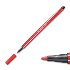 Caneta Hidrográfica Stabilo Pen 68 1.0mm Vermelho