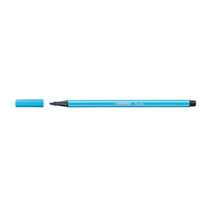 Caneta Hidrográfica Stabilo Pen 68 1mm Azul Claro