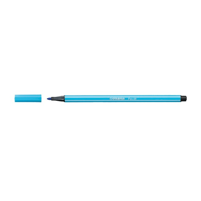 Caneta-Hidrografica-Stabilo-Pen-68-1mm-Azul-Claro-1X1UN