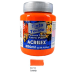 Tinta-Para-Tecido-Fosca-Laranja-250ml-Acrilex-1X1UN