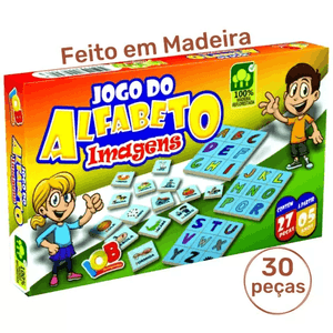 Brinquedo Educativo Jogo Do Alfabeto Imagens R70 - Iob