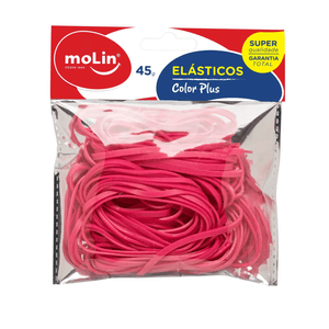 ELASTICO MOLIN PACOTE 45G ROSA