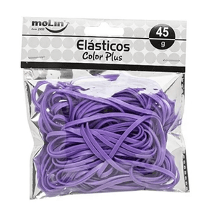 ELASTICO MOLIN PACOTE 45G ROXO