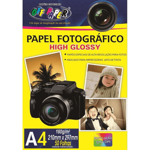 Papel Foto  A4 180 g  50 Folhas - Off Paper