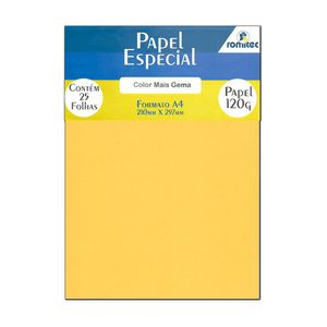 PAPEL ROMITEC A4 CM GEMA 120G 25FLS