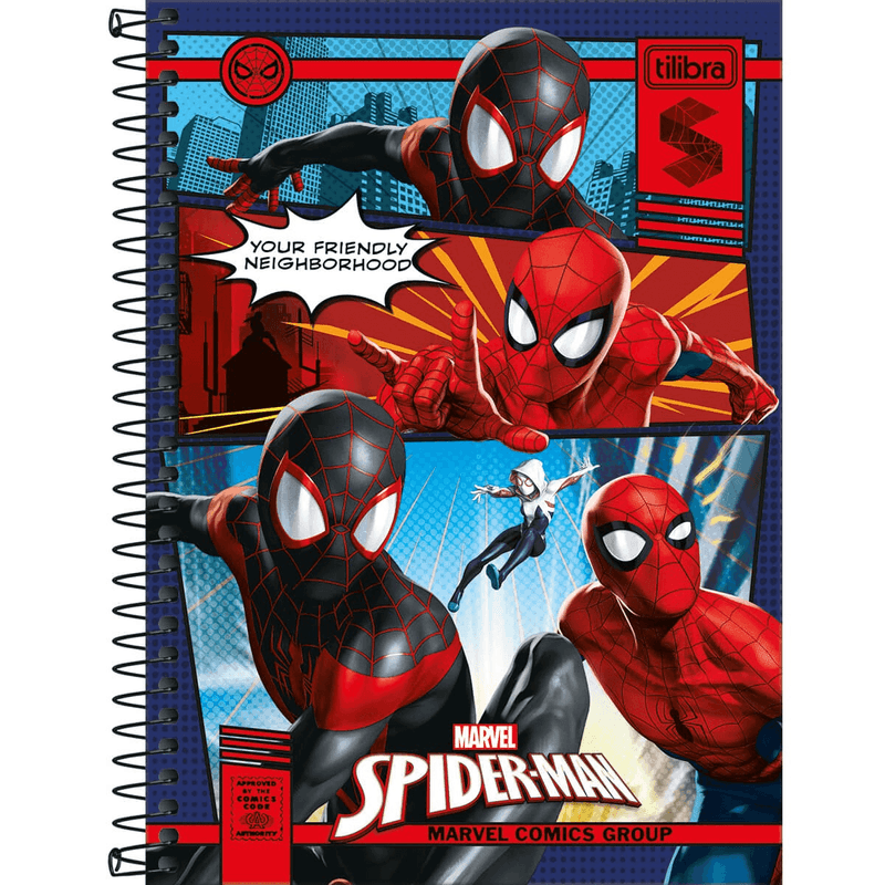 Caderno-Capa-Dura-Espiral-1-4-Spider-Man-80-Folhas-Tilibra-1X1UN