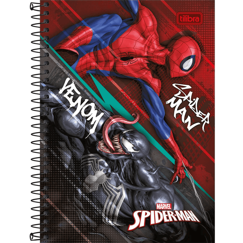 Caderno-Capa-Dura-Espiral-1-4-Spider-Man-80-Folhas-Tilibra-1X1UN