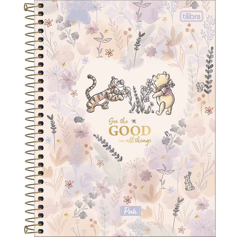 Caderno-Colegial-Capa-Dura-Pooh-10-Materias-160-Folhas-Tilibra-1X1UN