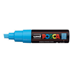 Caneta Uni Posca Pc-8k Azul Claro