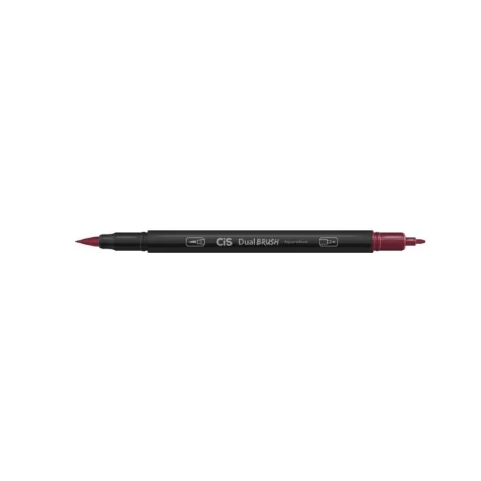 Marcador-Artistico-Aquarelavel-Dual-Brush-Bordo-Cis-CX-10