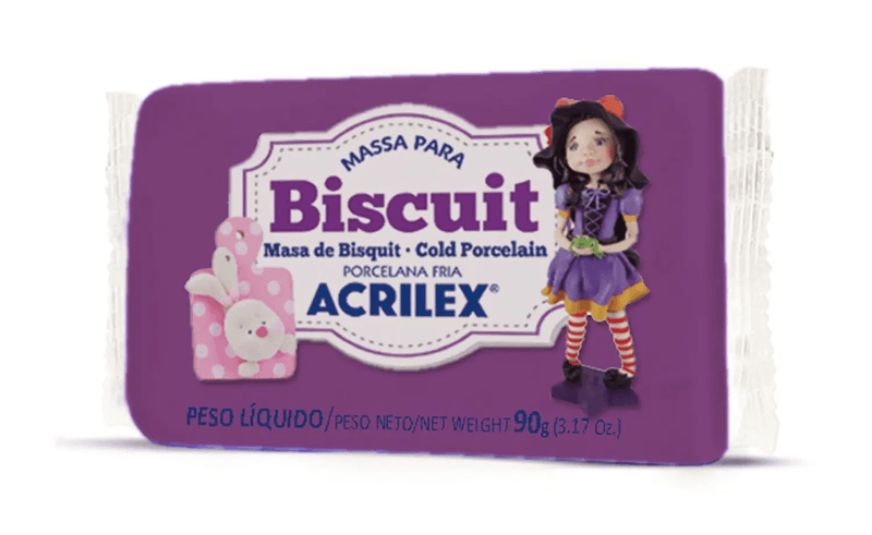 Massa-Para-Biscuit-RF565-Vinho-90g-Acrilex-1X1UN