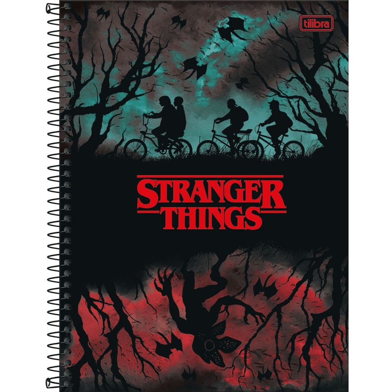 Caderno-Espiral-Capa-Dura-1-Materia-Stranger-Things-80-Folhas-Tilibra-1X1UN