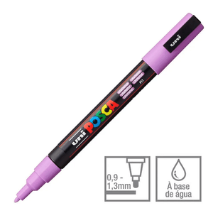 Caneta Uni Posca Pc-3m Lavanda