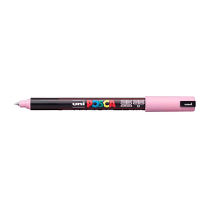 Caneta Uni Posca PC-1MR 0.7mm Rosa Claro