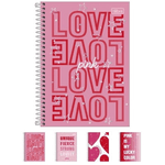 Caderno-Capa-Dura-Espiral-1-4-Love-Pink-80-Folhas-Tilibra-1X1UN