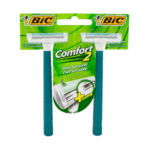 Aparelho de Barbear Bic Confort 2 Pele Sensível - Bic