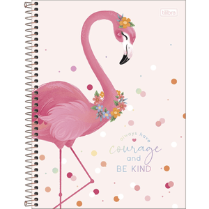 Caderno Espiral Capa Dura 10 Matérias Aloha 160 Folhas Tilibra