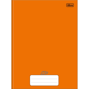 Caderno Brochura  Capa Dura  D+ Laranja 96 Folhas - Tilibra