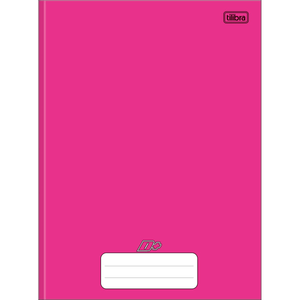 Caderno Brochura  Capa Dura  D+ Rosa 96 Folhas - Tilibra