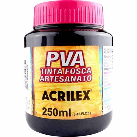 Tinta-PVA-Fosca-250ml-Preta-Acrilex-1X1UN