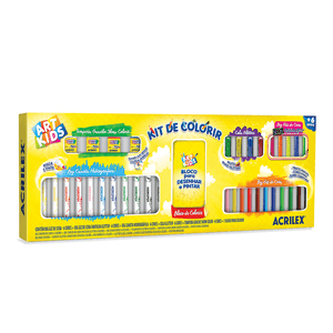 Kit Para Colorir Acrilex