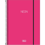 Caderno-Espiral-1-Materia-Pink-Neon-80-Folhas-Tilibra-1X1UN