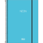 Caderno-Espiral-10-Materias-Azul-Neon-160-Folhas-Tilibra-1X1UN