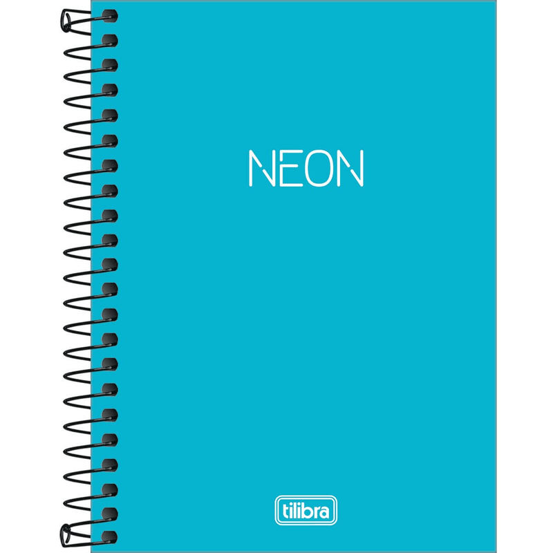 Caderno-Capa-Flexivel-1-8-Sem-Pauta-Neon-Azul-80-Folhas-Tilibra-1X1UN