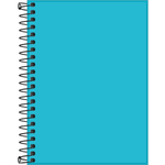 Caderno-Capa-Flexivel-1-8-Sem-Pauta-Neon-Azul-80-Folhas-Tilibra-1X1UN