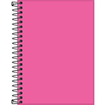 Caderno-Capa-Flexivel-1-8-Sem-Pauta-Neon-Rosa-80-Folhas-Tilibra-1X1UN