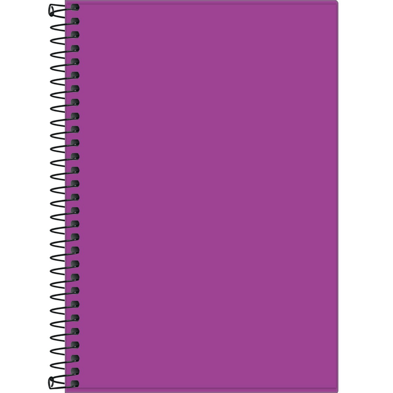 Caderno-Capa-Dura-Espiral-1-4-Neon-Lilas-80-Folhas-Tilibra-1X1UN