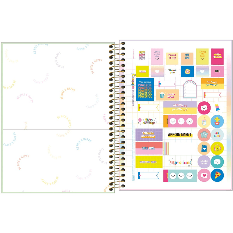 Caderno-Colegial-Capa-Dura-Happy-Verde-1-Materia-80-Folhas-Tilibra-1X1UN