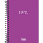 Caderno-Capa-Flexivel-1-8-Sem-Pauta-Neon-Lilas-80-Folhas-Tilibra-1X1UN