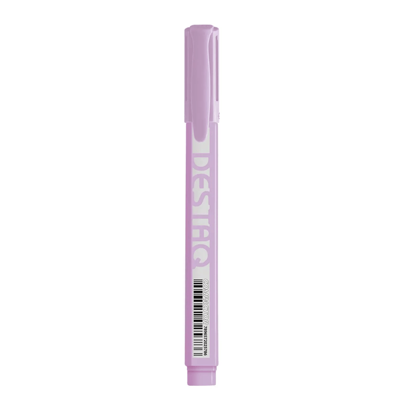 Marca-Texto-Compactor-Destaq-84-Lilas-Pastel-1X1UN