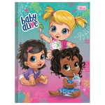 Caderno-Capa-Dura-Brochura-1-4-Baby-Alive-80-Folhas-Tilibra-1X1UN